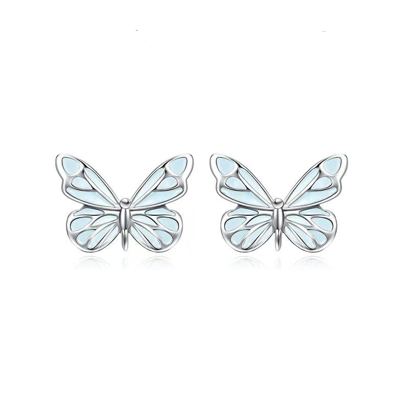 Orecchini Farfalla Luminosi (ARGENTO 925)