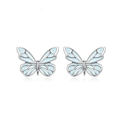 Orecchini Farfalla Luminosi (ARGENTO 925)
